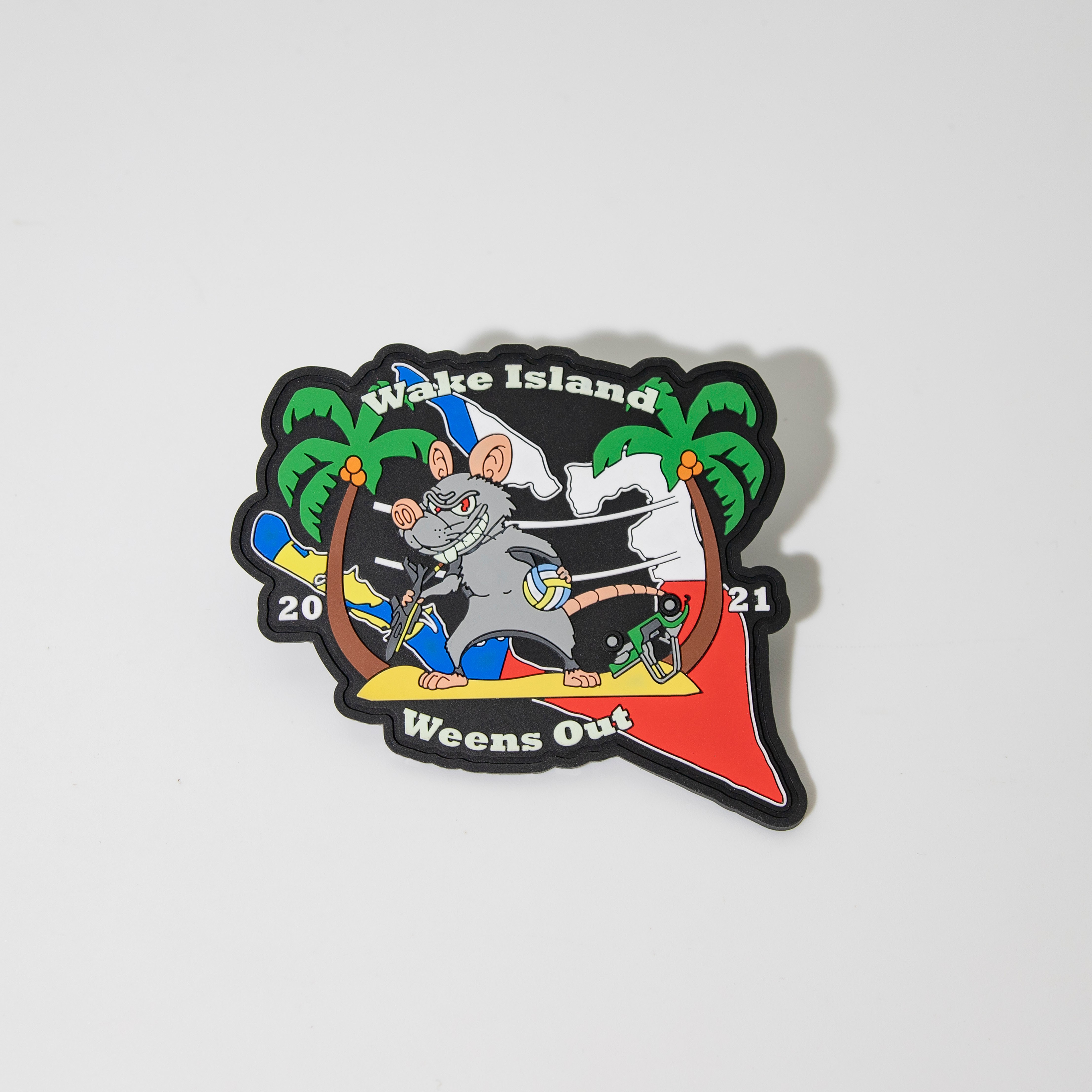 立體PVC膠章定做 卡通老鼠軟膠批發(fā) 服裝箱包輔料定制 可來圖設計